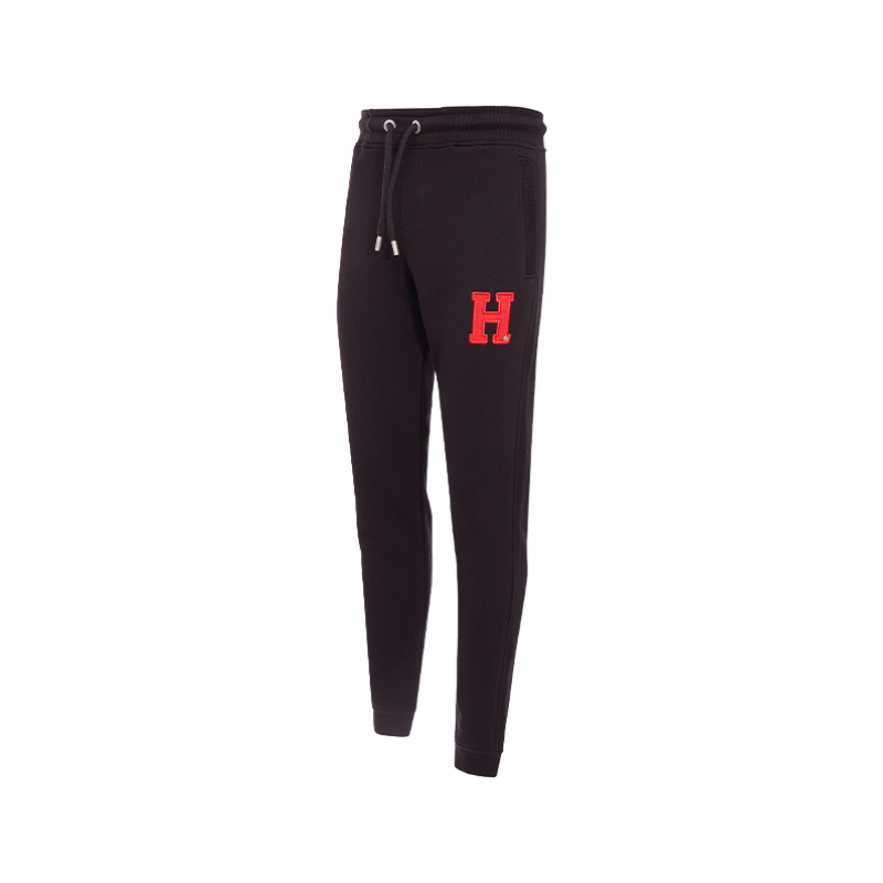 Hagg - Herren-Jogginghose schwarz/rot