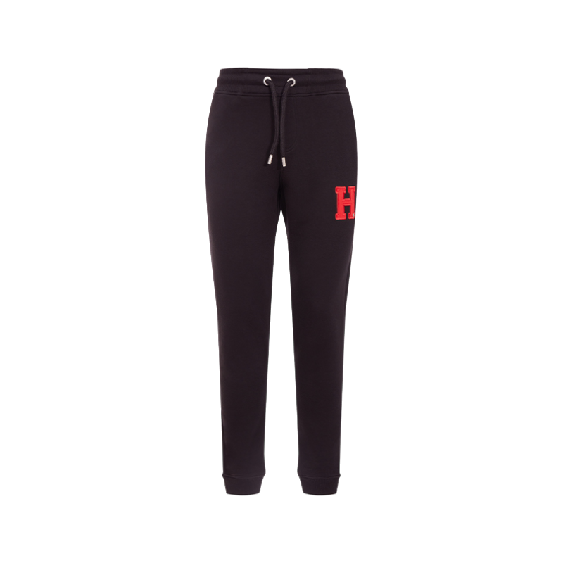 Hagg - Herren-Jogginghose schwarz/rot