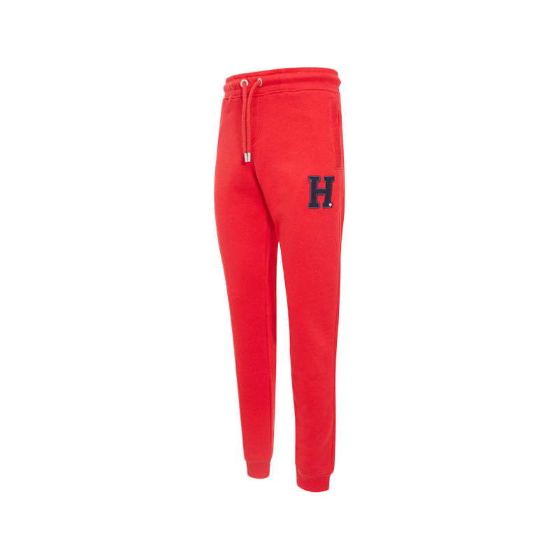 Hagg – Damen-Jogginghose rot/navy