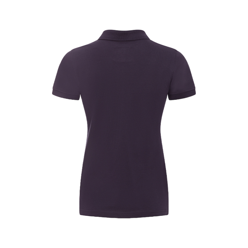 Hagg - Damen Kurzarm-Poloshirt Marine/Grau