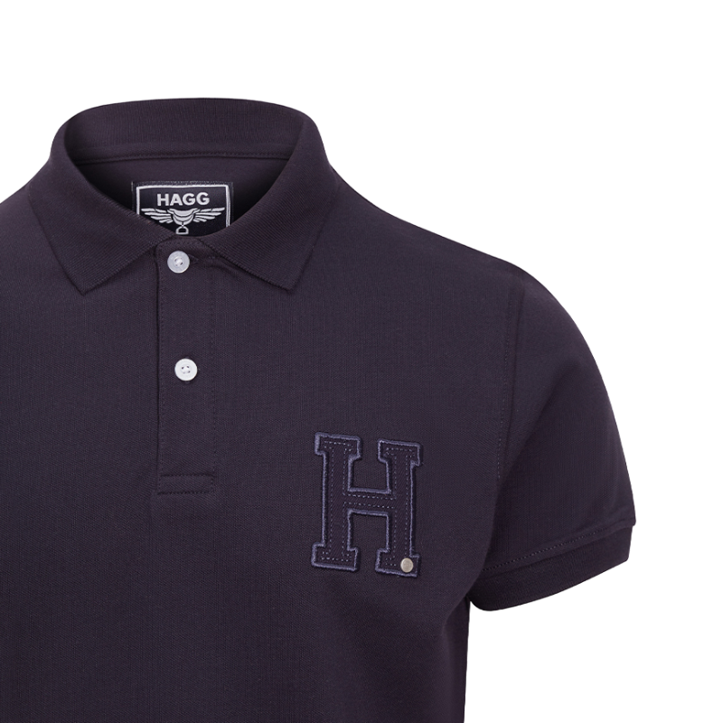 Hagg - Polo manches courtes homme marine