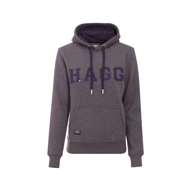 Hagg - Women's hoodie anthracite grey/navy