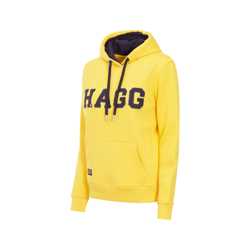 Hagg - Women's hoodie yellow/navy