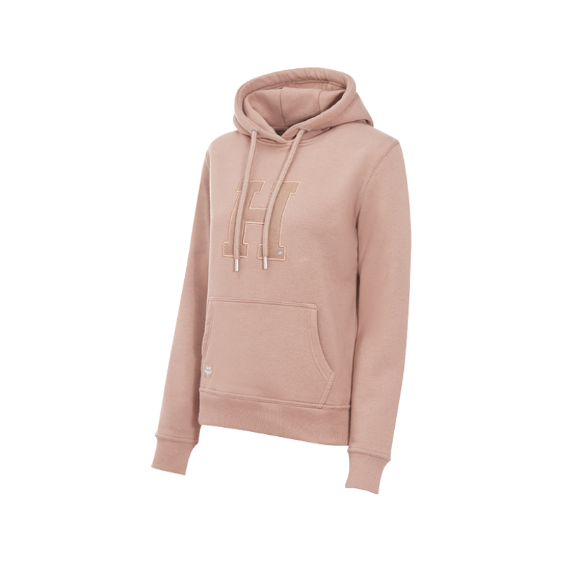 Hagg - Women's glossy brown hoodie