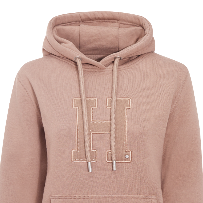 Hagg - Sweat à capuche femme marron glacé