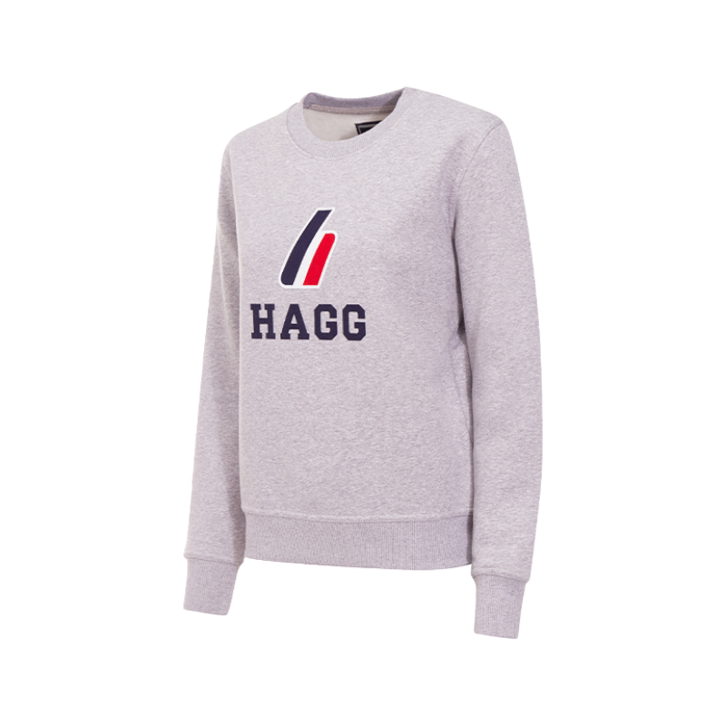 Hagg - Sweat col rond femme gris