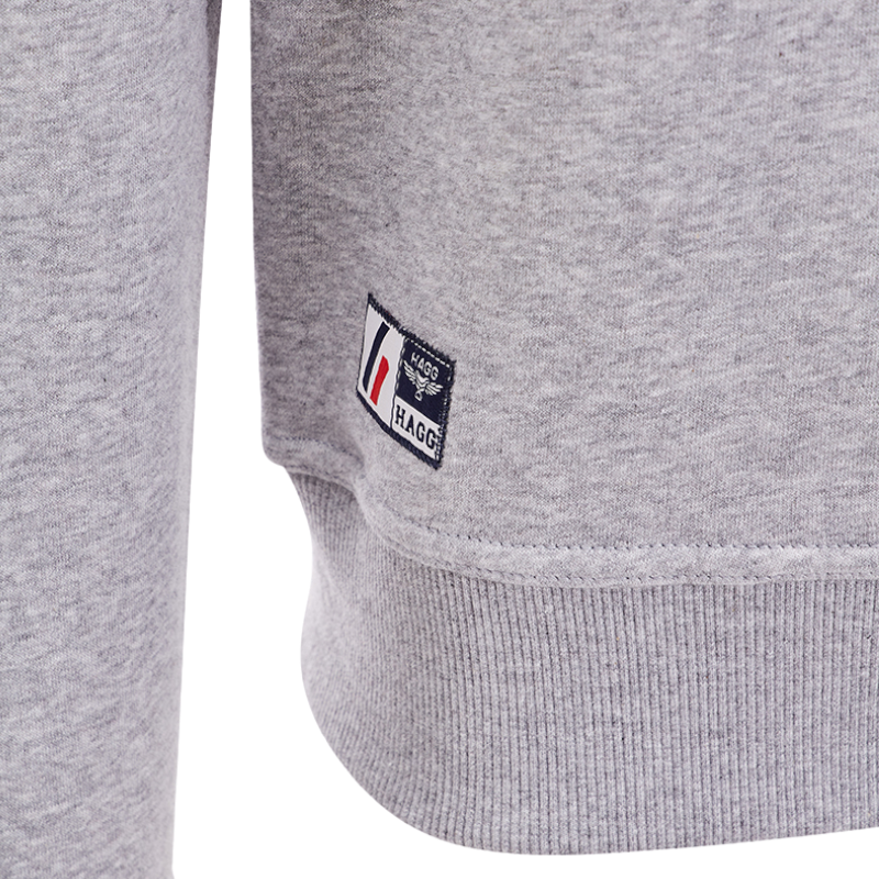 Hagg - Sweat col rond homme gris