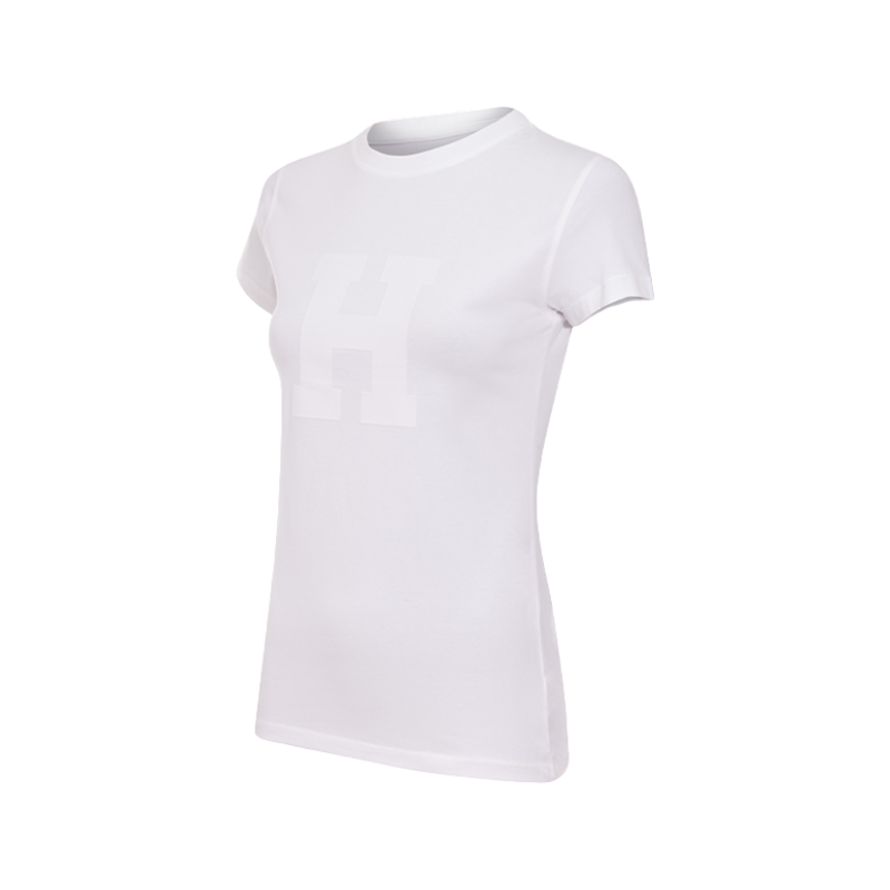 Hagg – Weißes Damen-Kurzarm-T-Shirt