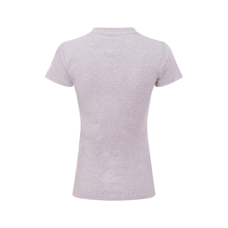 Hagg - Graues Damen-Kurzarm-T-Shirt