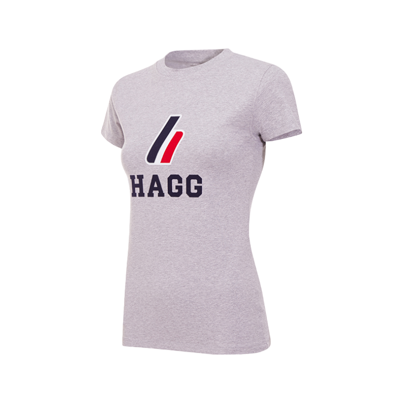 Hagg - Gray women's short-sleeved T-shirt