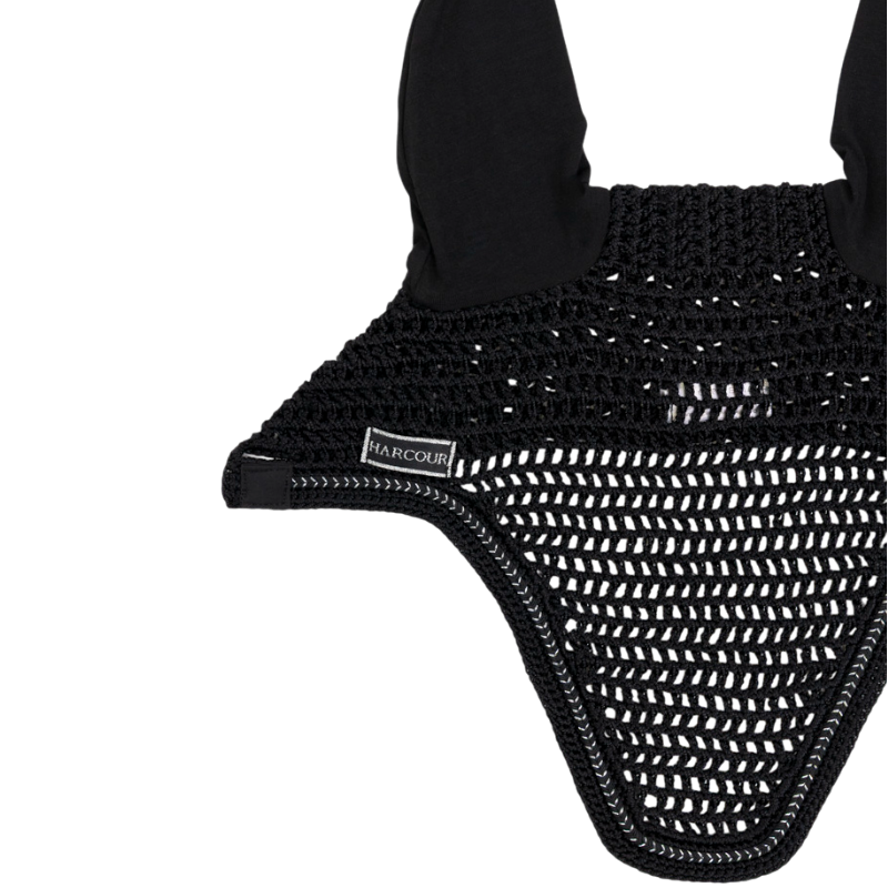 Harcour - Black Aska horse bonnet 