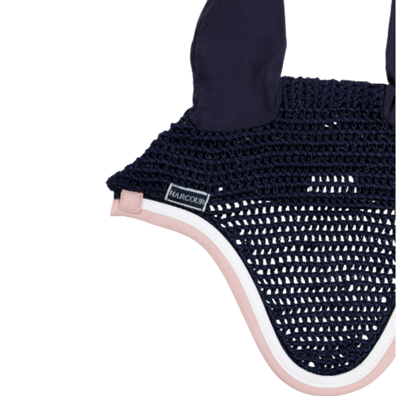 Harcour - Feeby marine/pink horse bonnet 