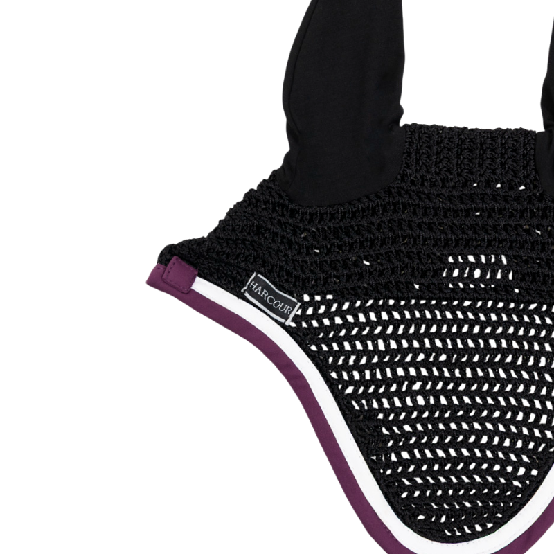 Harcour - Black/fig hat for horses Feeby 