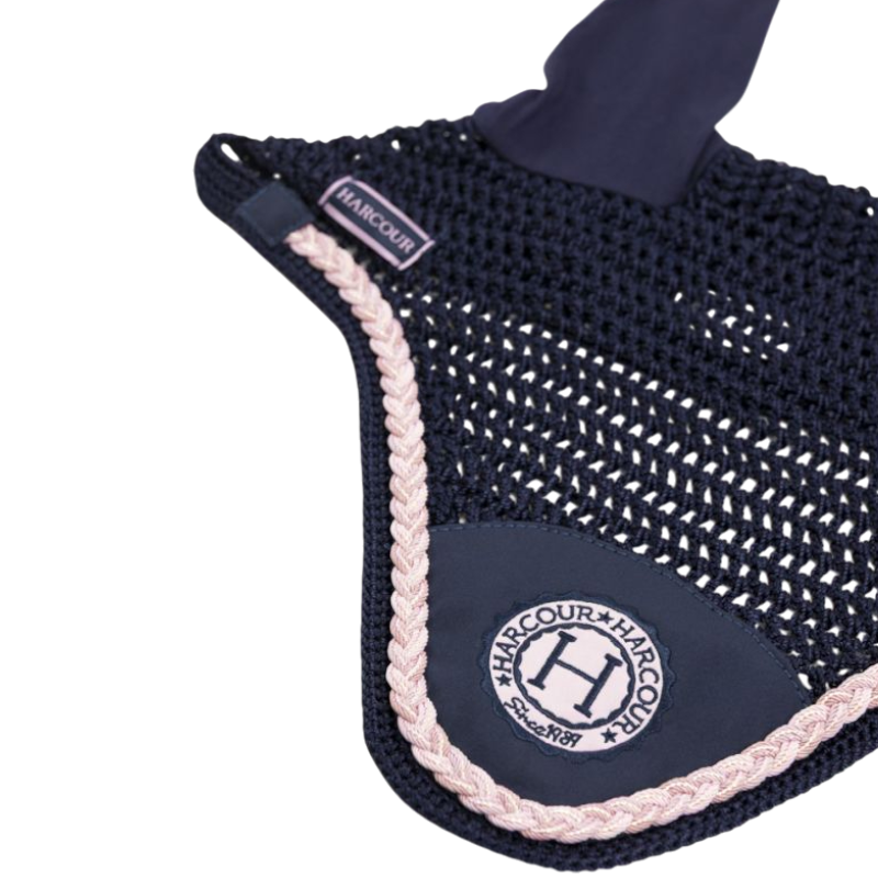Harcour - Hat for horses Suzette navy/ pink 