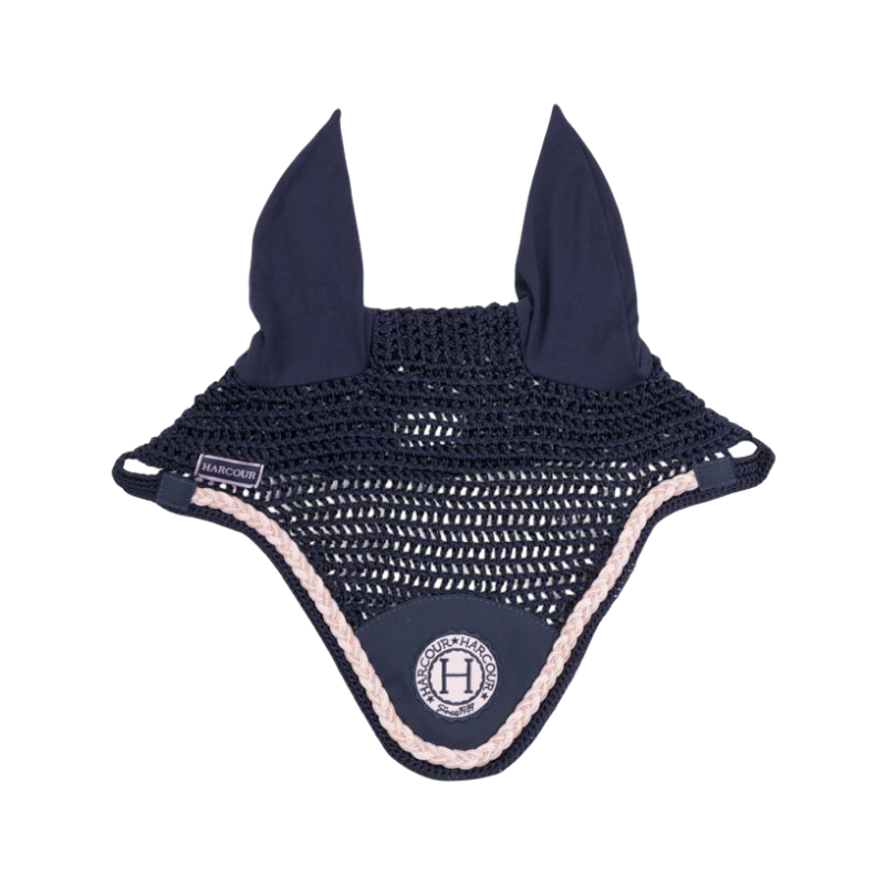 Harcour - Hoed voor paarden Suzette marine/roze 