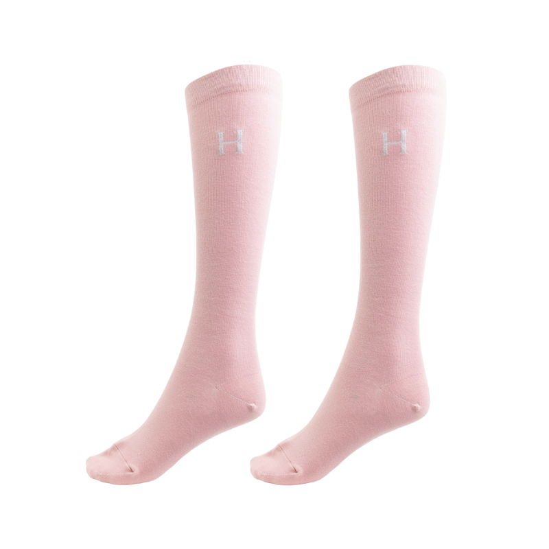 Harcour - Aiko equestrian socks navy/pink/tartan (x3) 