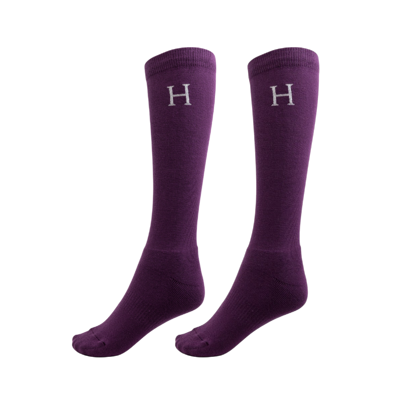 Harcour - Sanane fig riding socks 