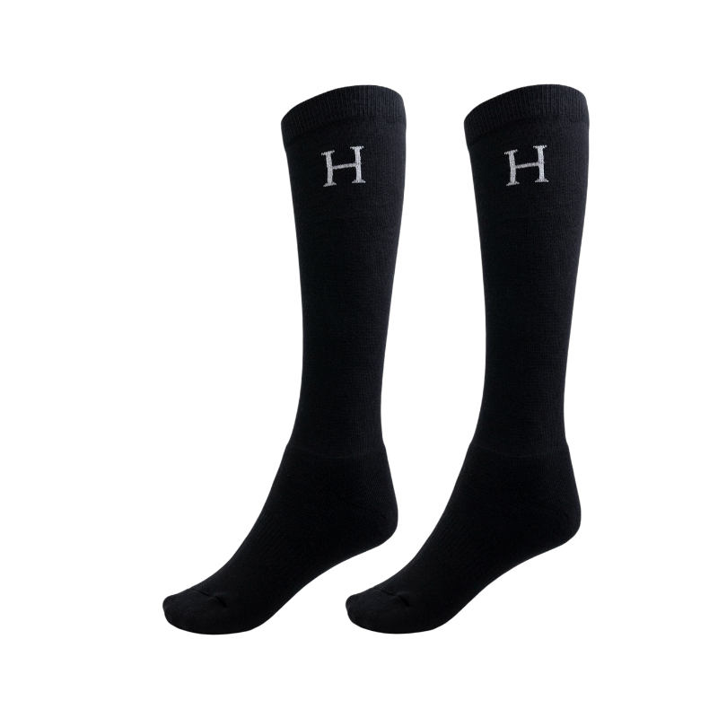 Harcour - Sanane black riding socks 