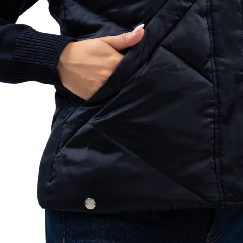 Harcour - Women's sleeveless down jacket Auxane navy 