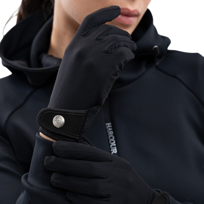 Harcour - Unisex riding gloves Andy black 