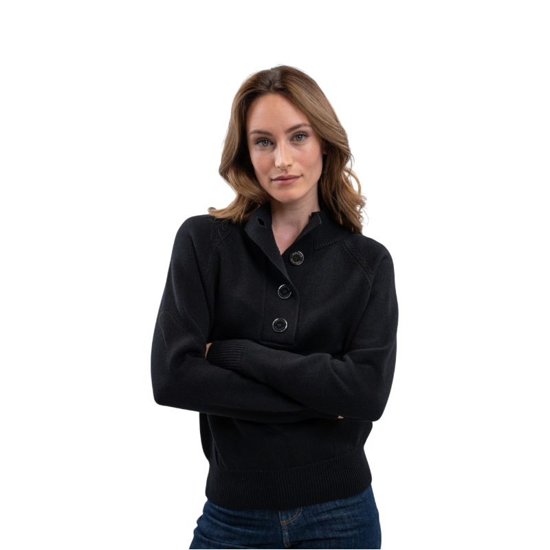 Harcour - Damescol pull Alice zwart 