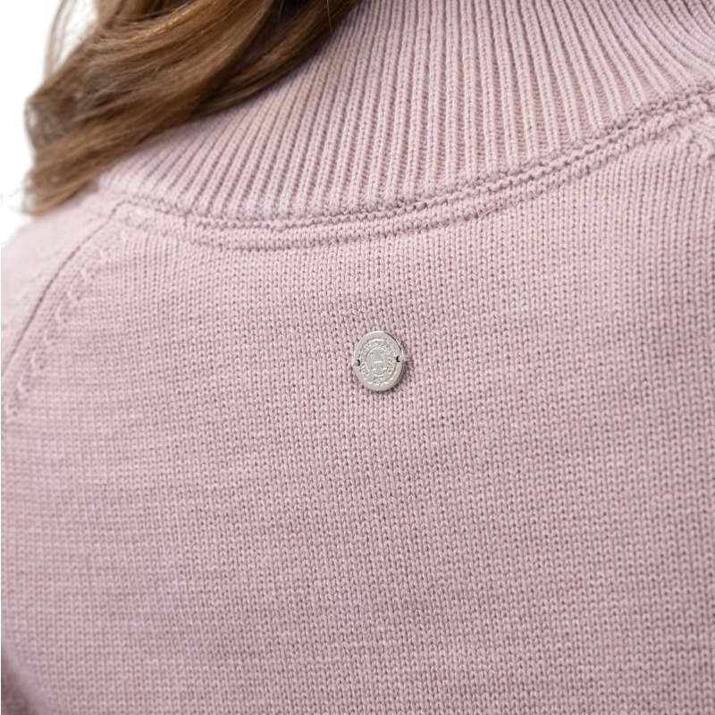 Harcour - Pull mit hohem Kragen für Frauen Alice Pfingstrose 