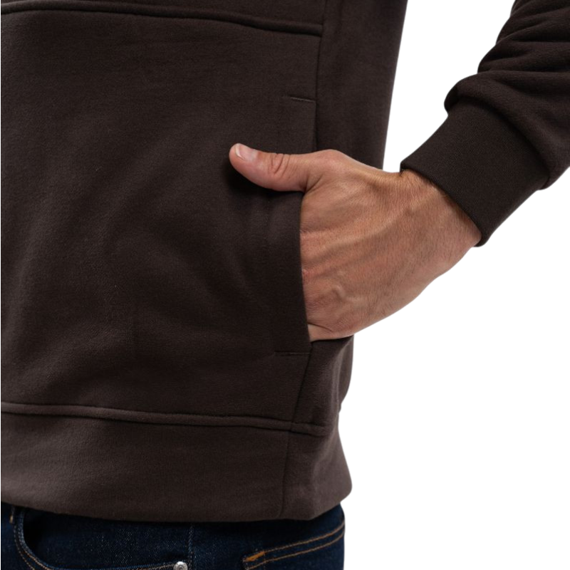 Harcour - Long sleeve men's sweatshirt Swabo cocoa 