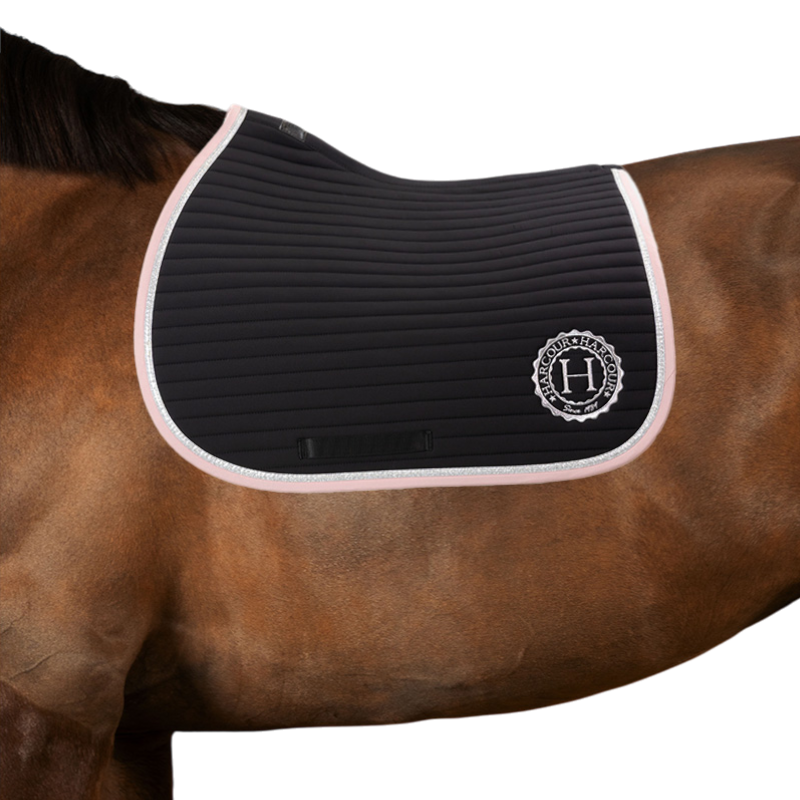 Harcour - saddle pad Black Karembar / peony 