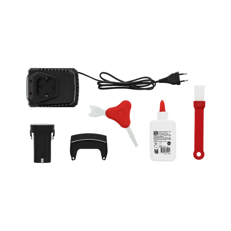 Hippotonic - Tondeuse ST-X1H PRO sans fil + 2 accus rouge | - Ohlala