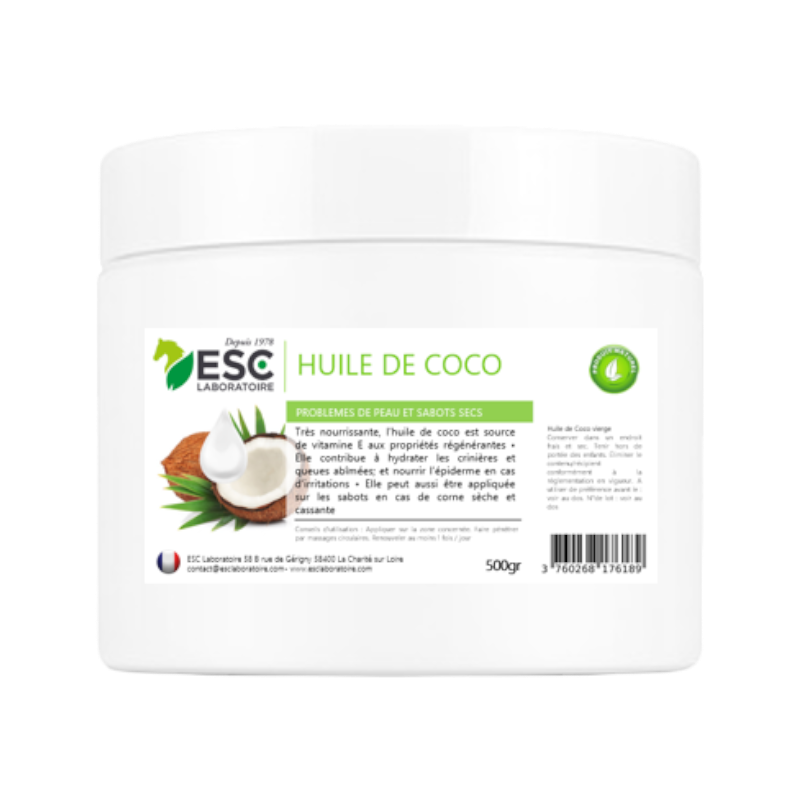 ESC Laboratoire - Coconut oil skin problems and dry hooves