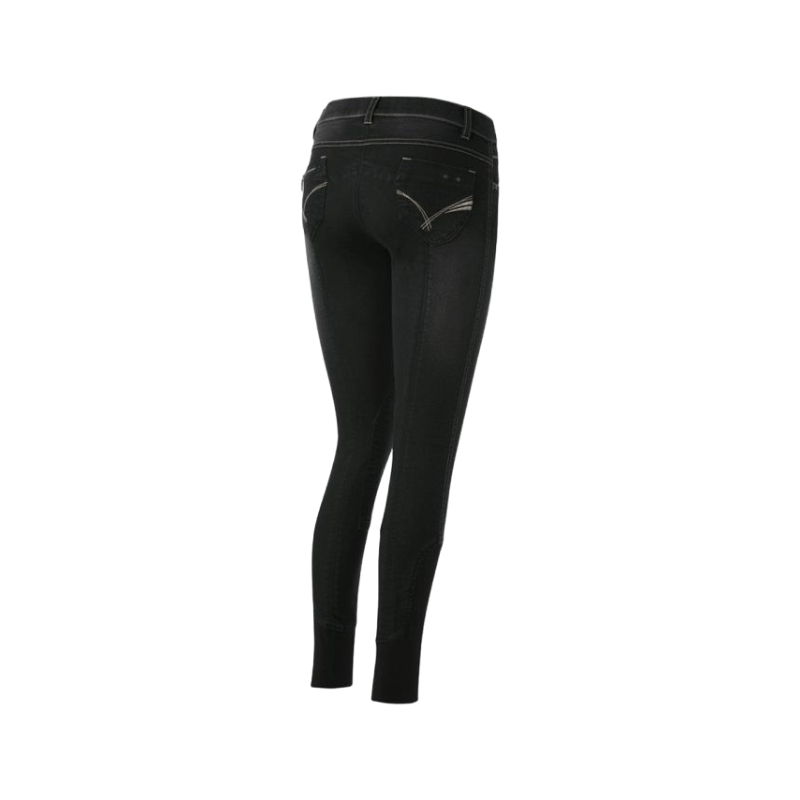 Equithème - Women's riding pants Texas Jeans Black