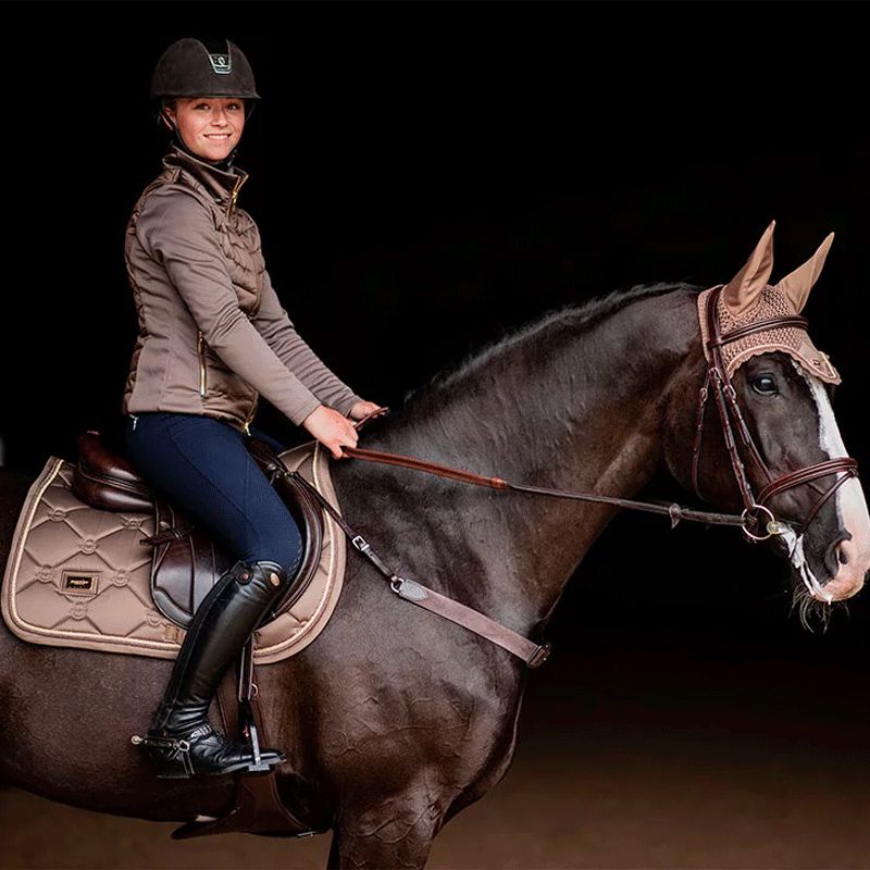 Equestrian Stockholm - Tapis de selle Champagne | - Ohlala