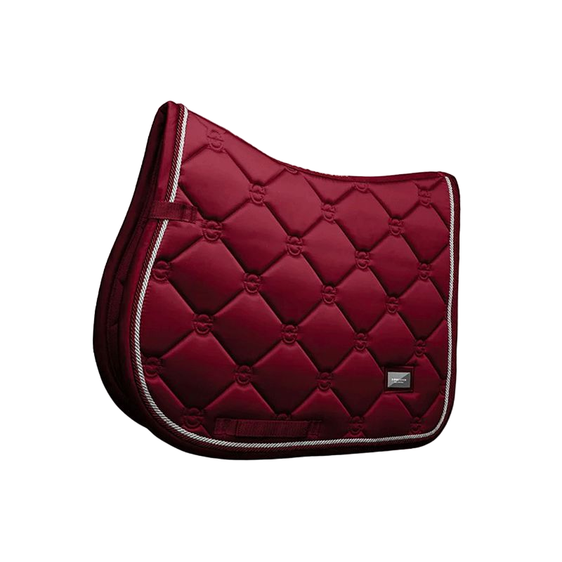 Equestrian Stockholm - Tapis de selle bordeaux | - Ohlala