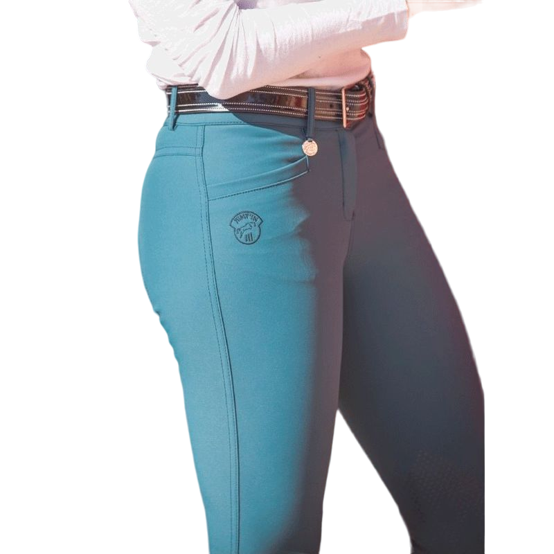 Jump'In - Pantalon d'équitation femme Super X bleu lagon | - Ohlala