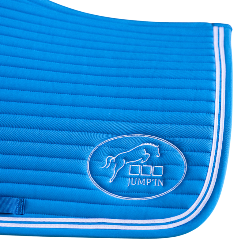Jump'In - Tapis de selle Balthazar bleu royal/ blanc