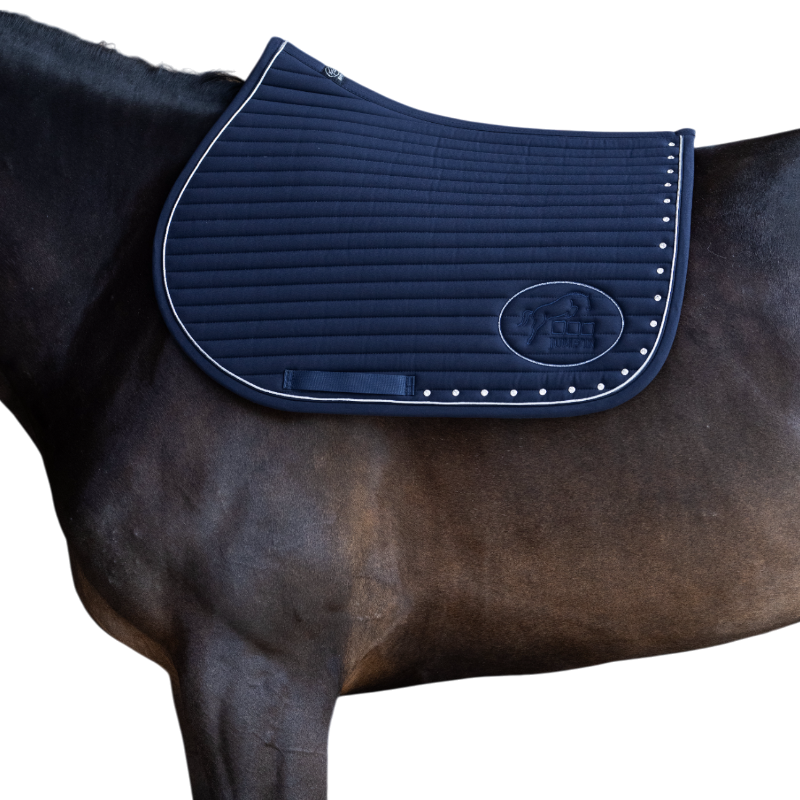 Jump'In - Balthazar marine/ diamant zadelpad 