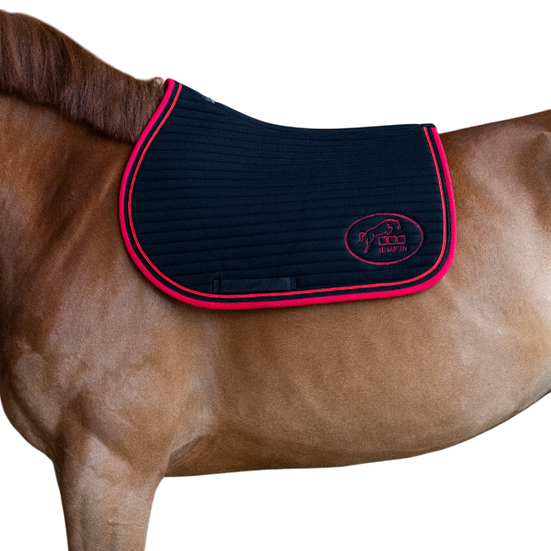 Jump'In - Zadeldoek Balthazar zwart/ rood 