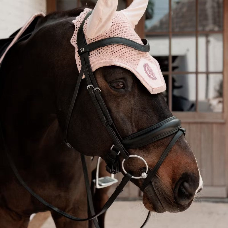 Kentucky Horsewear - Hoofdband voor paarden Wellington Sparkling oudroze 