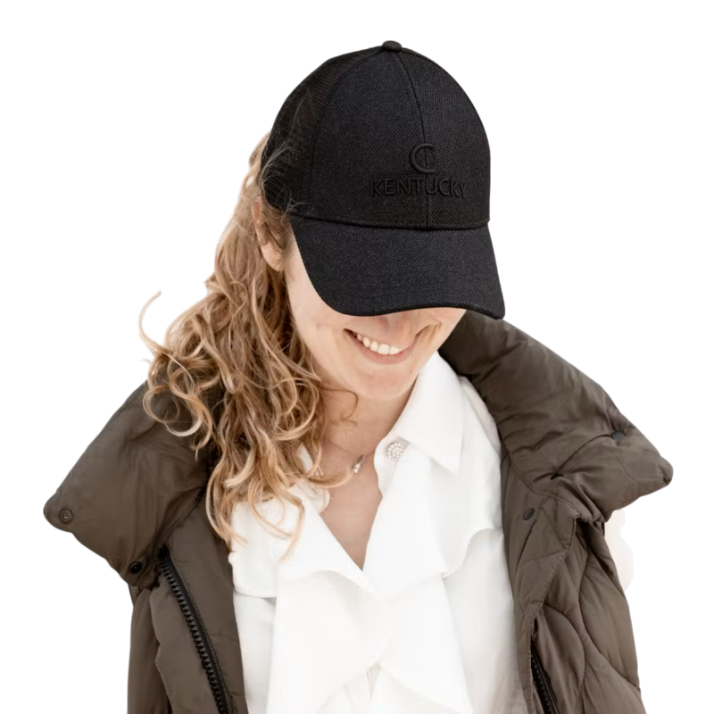 Kentucky Horsewear - Truckercap Glitter Schwarz 