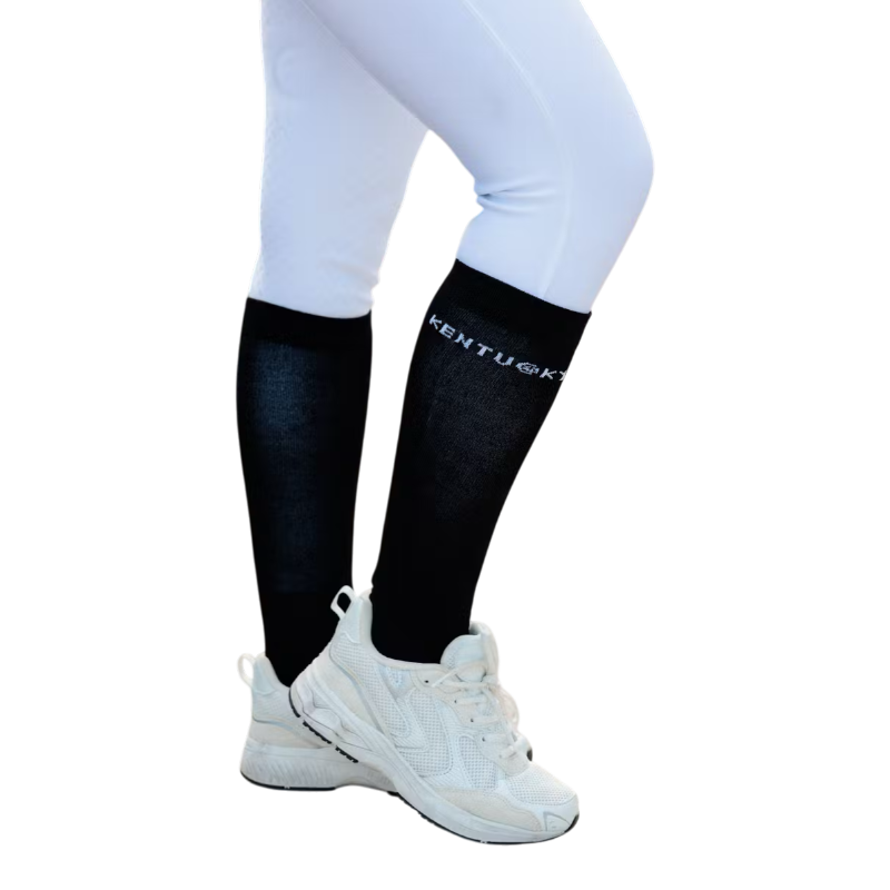 Kentucky Horsewear - Glitter zwarte rij sokken x3 