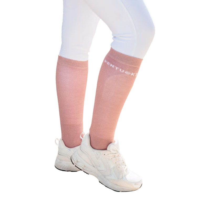 Kentucky Horsewear - Glitter rij sokken oudroze x3 