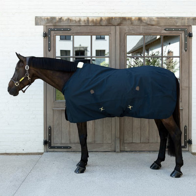 Kentucky Horsewear - Couverture de box et d'extérieur Canvas marine | - Ohlala
