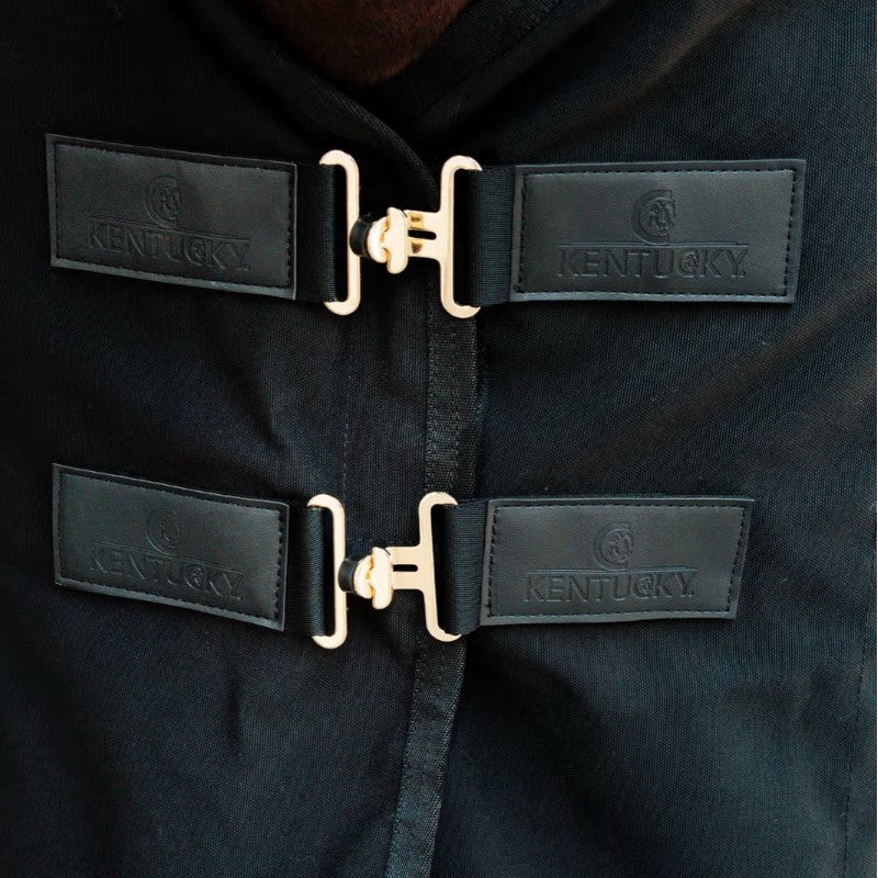 Kentucky Horsewear - Couverture de box et d'extérieur Canvas noir | - Ohlala
