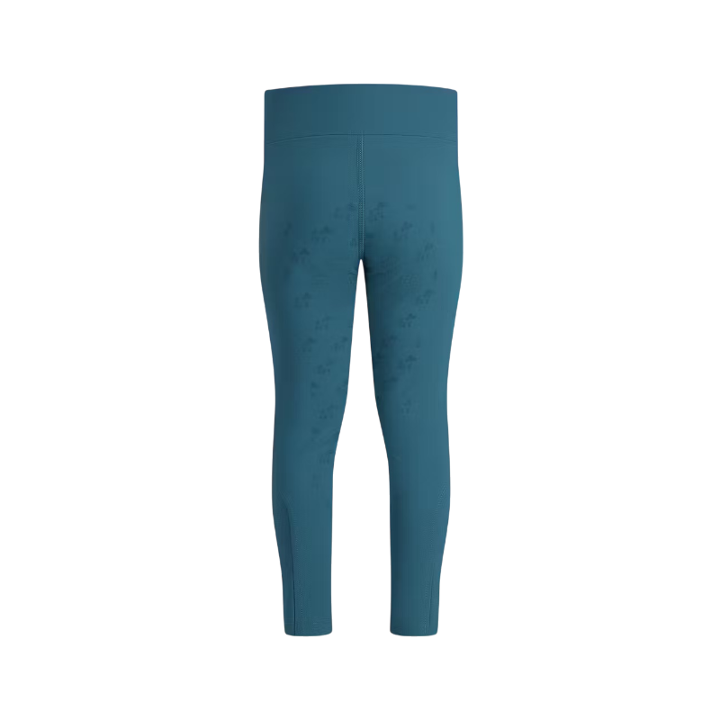 Kentucky Horsewear - Sammy Kids girls' equestrian leggings full Grip emerald 