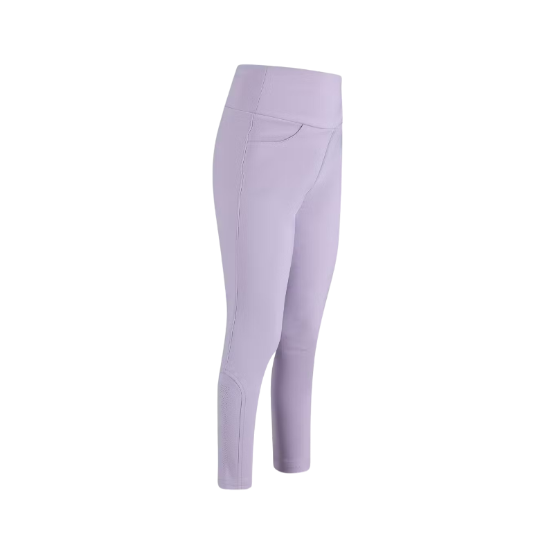 Kentucky Horsewear - Sammy Kids girls' full Grip riding leggings purple 