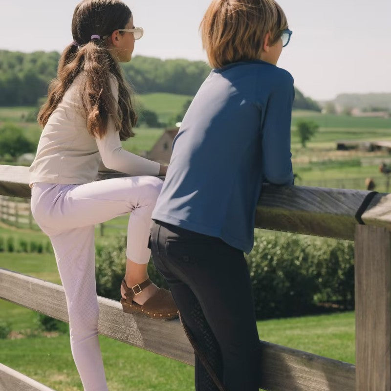 Kentucky Horsewear - Reitpants Mexico City für Jungen mit Grip am Knie in Marine 