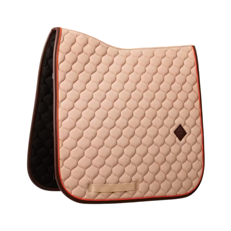 Kentucky Horsewear - Dressuurmat Onion Quilt Leather Neon beige 