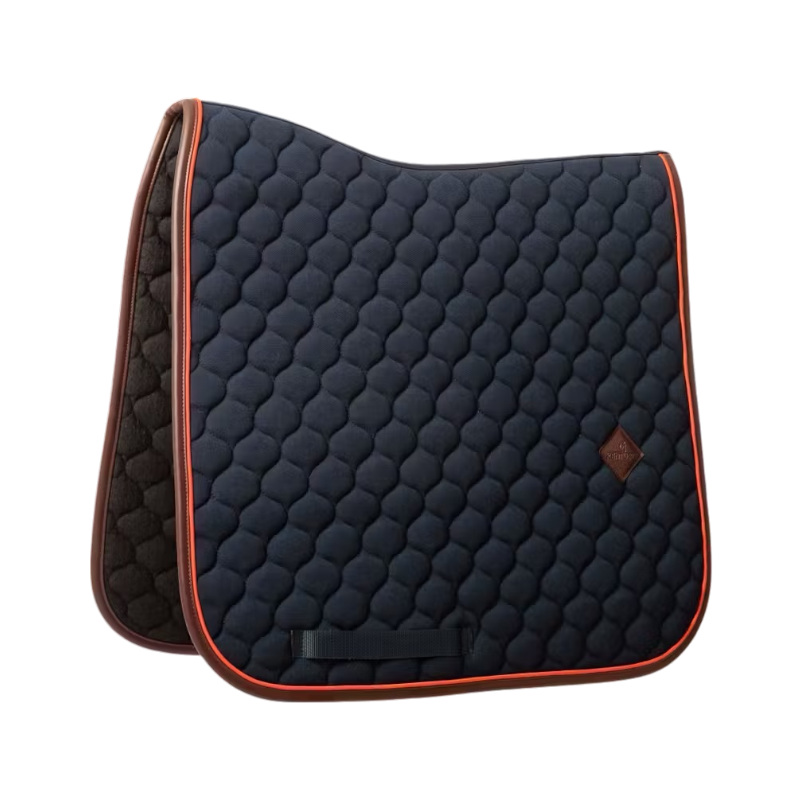 Kentucky Horsewear - Dressuurmat Onion Quilt Leather Neon marine 