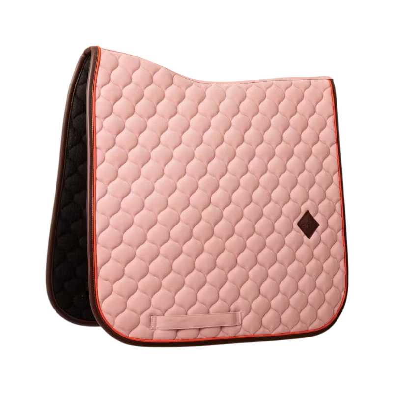 Kentucky Horsewear - Dressuurmat Onion Quilt Leather Neon oud roos 
