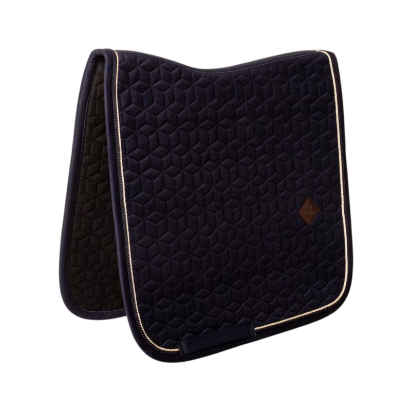 Kentucky Horsewear - Dressuurtapijt Velvet donker navy 